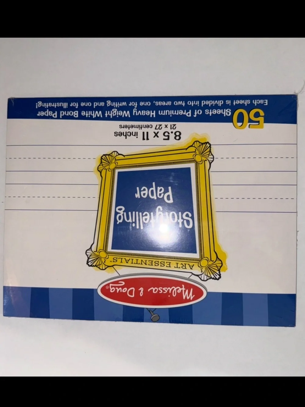 $5 Melissa & Doug White Storytelling Paper - 50 Sheets $5 WHEN BUNDLED WITH 3 OR